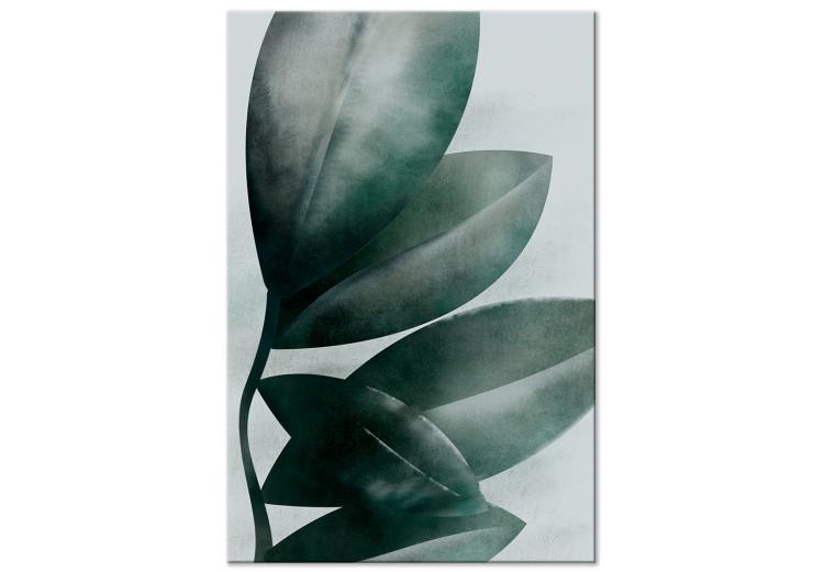 Canvas Olive Tree Leaves (1-piece) Vertical - landscape with botanical motif
