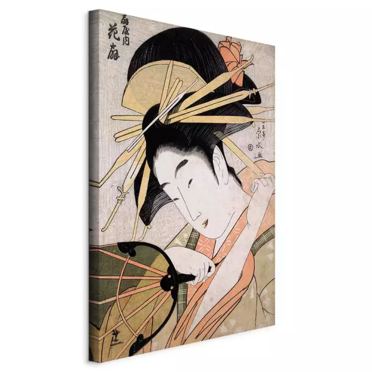 Ōgiya no uchi Hanaōgi (1-piece) Vertical - portrait of an Asian woman