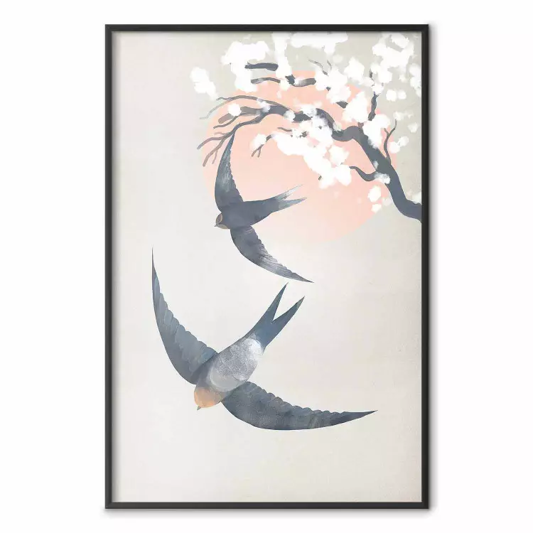 Swallows in Flight [Poster]