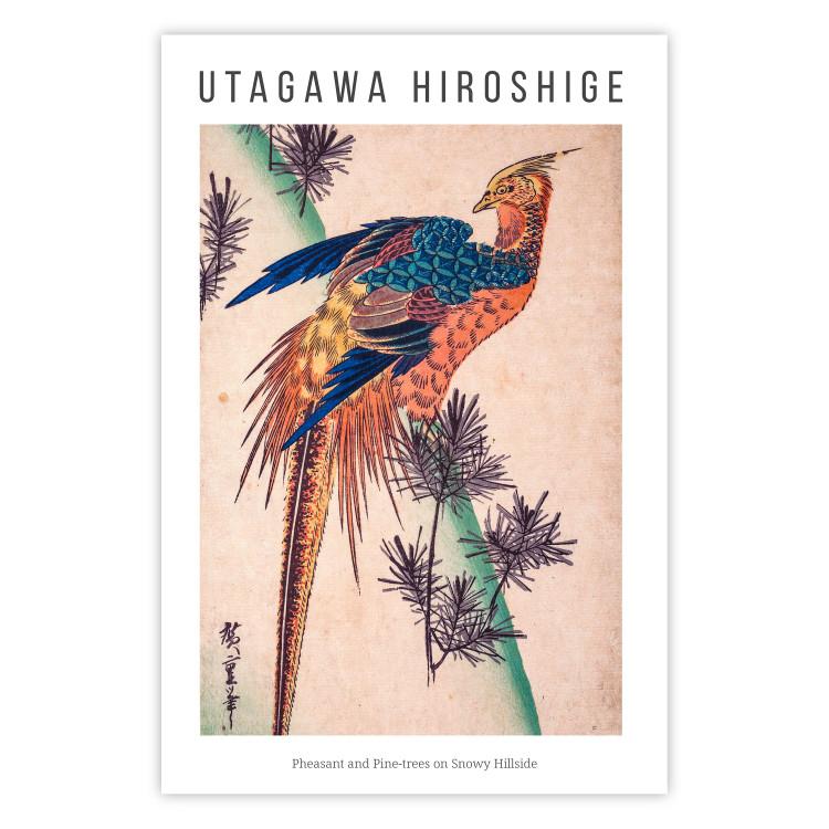 Poster Pheasant and Pine