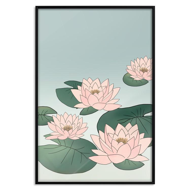 Poster Pink Water Lilies [Poster]