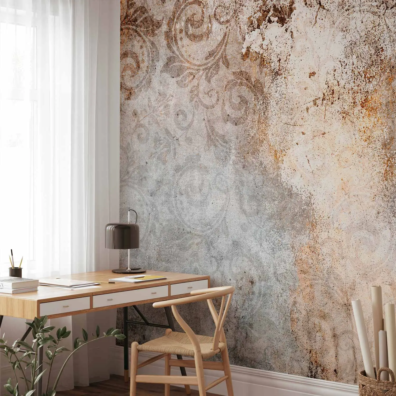 vintage oriental wallpaper