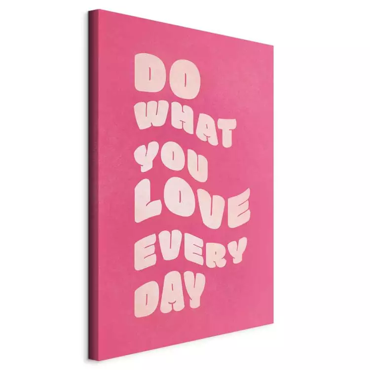 Do What You Love (1-piece) Vertical - background and English texts