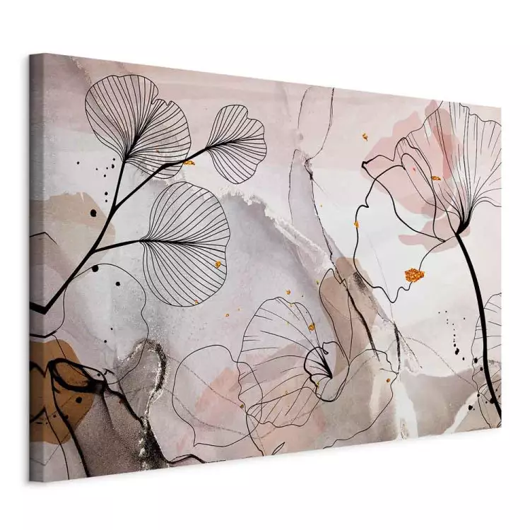 Satin Flowers (1 Part) Wide