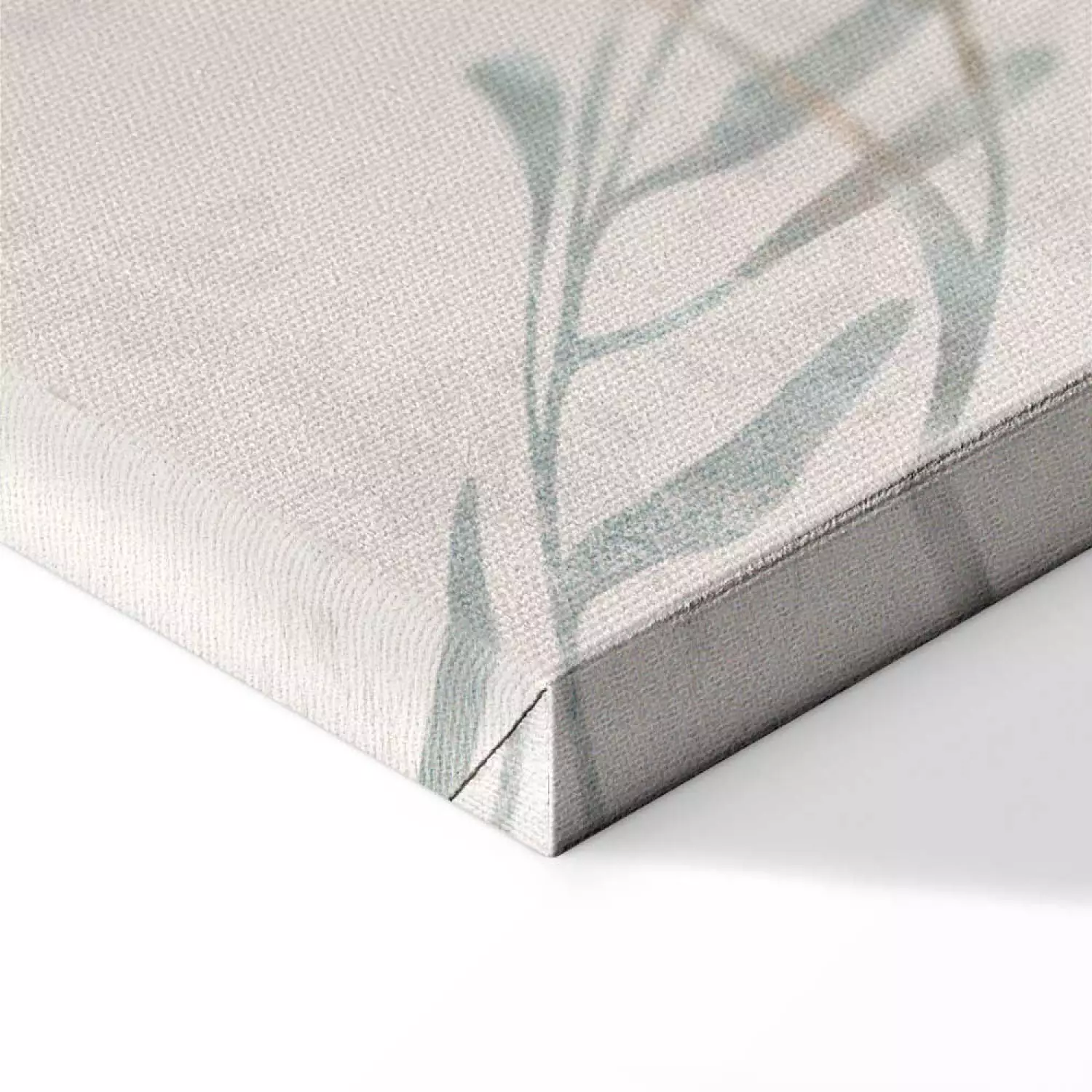 Canvas Spring Branches Vertical - plant landscape on a beige background