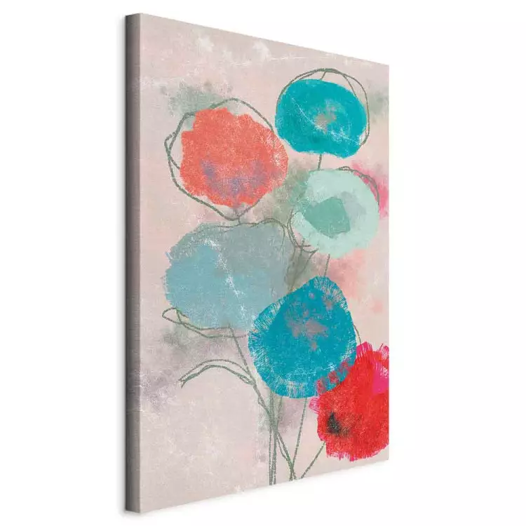 Spring Bouquet (1-piece) Vertical - abstraction with floral motif