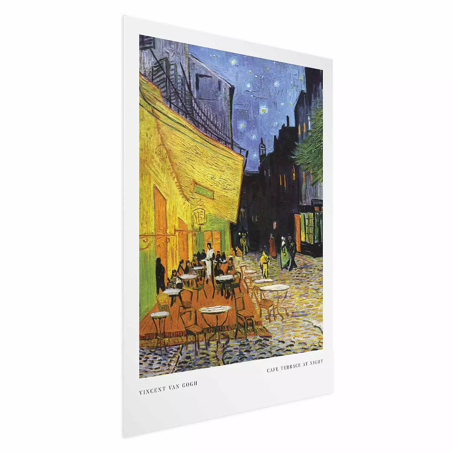 Wall Poster Cafe at Night