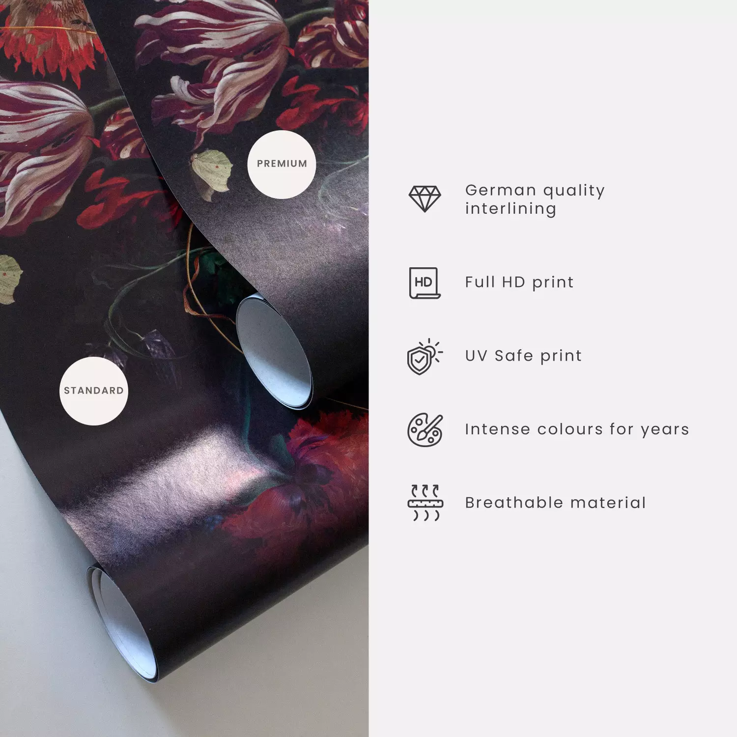 Photo Wallpaper Magnolia in bloom - romantic flower motif in light colours