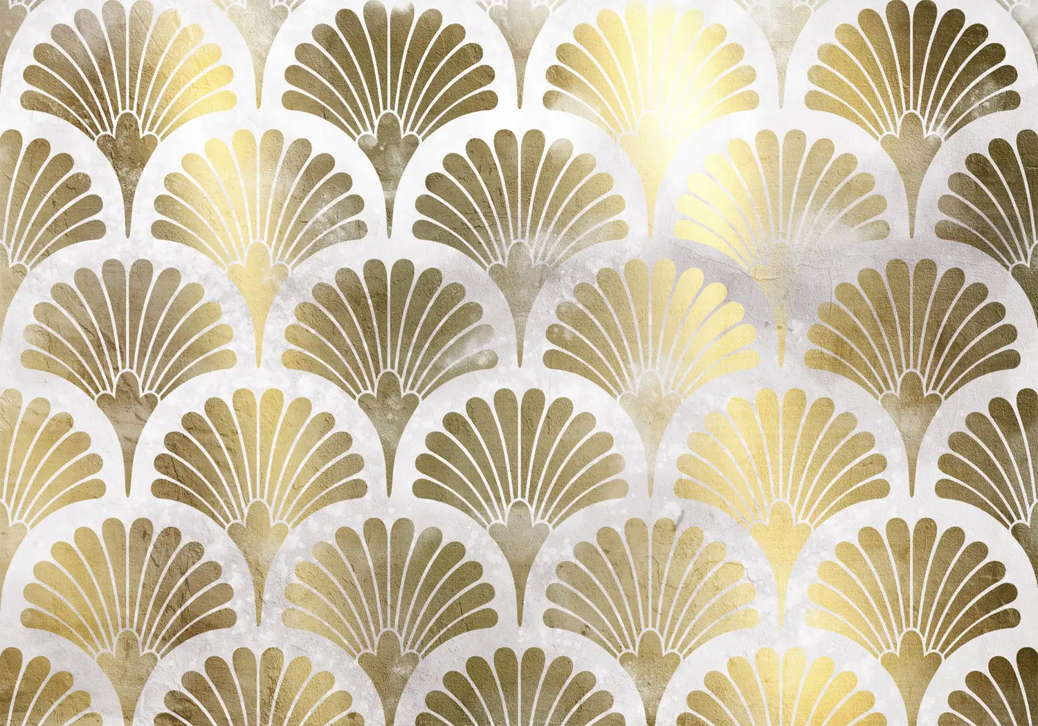 white and gold wallpaper b&q