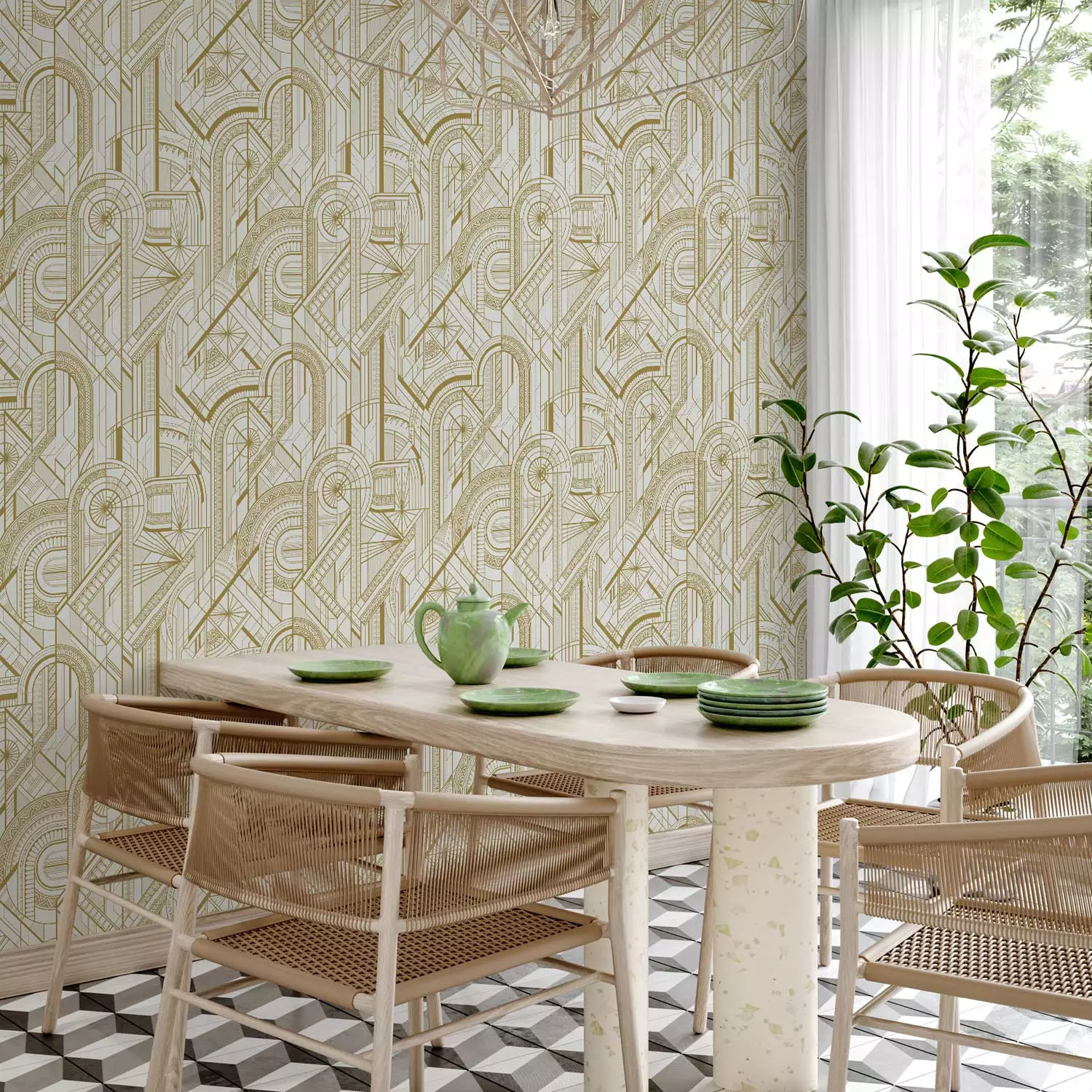 Modern Wallpaper Beauty of Art Deco