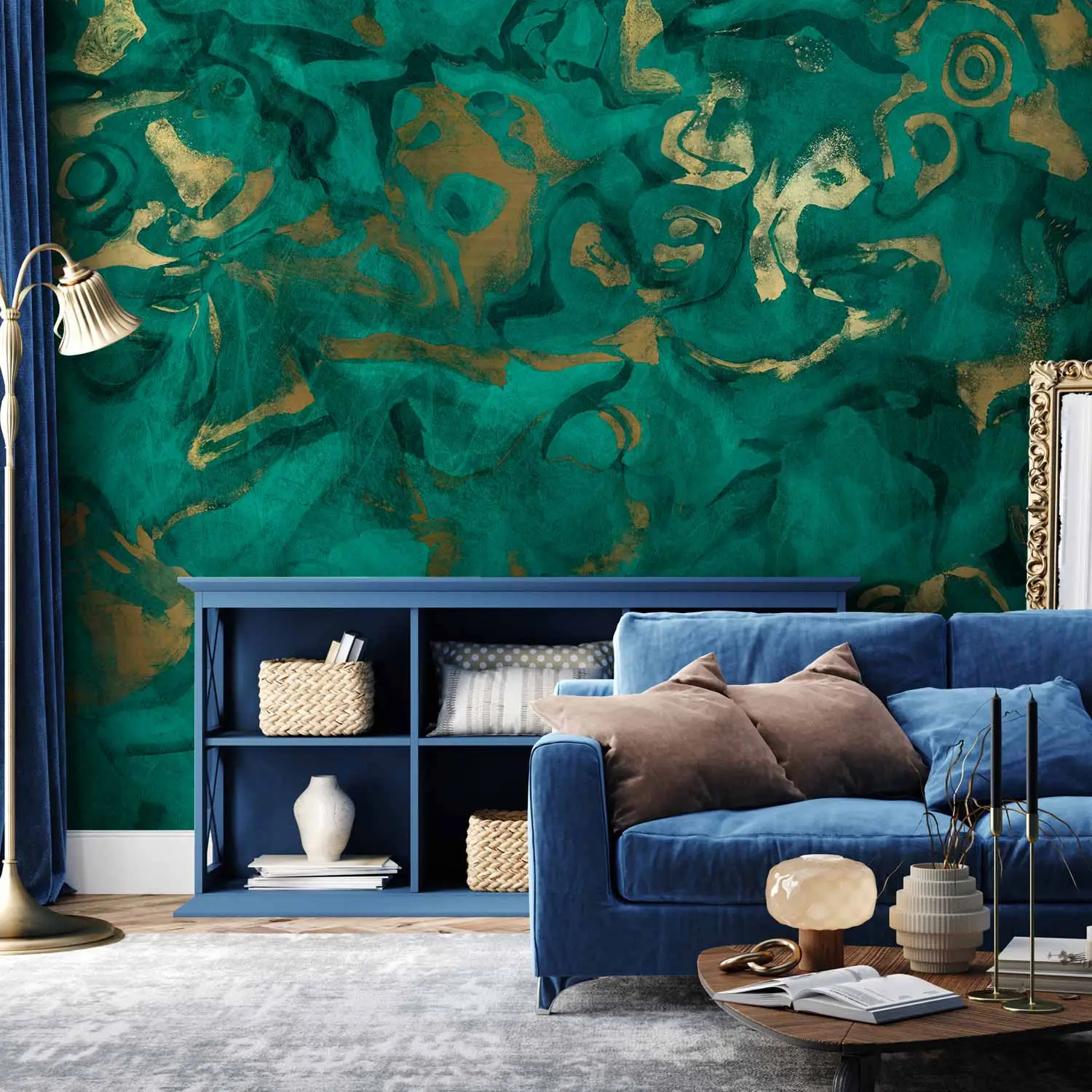 emerald textured wallpaper