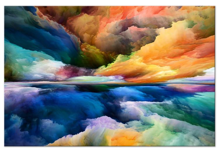 Canvas Colorful World (1-piece) Wide - first variant - abstraction
