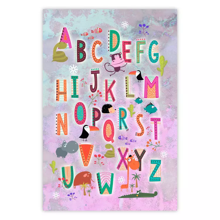 Poster Cheerful Alphabet [Poster]