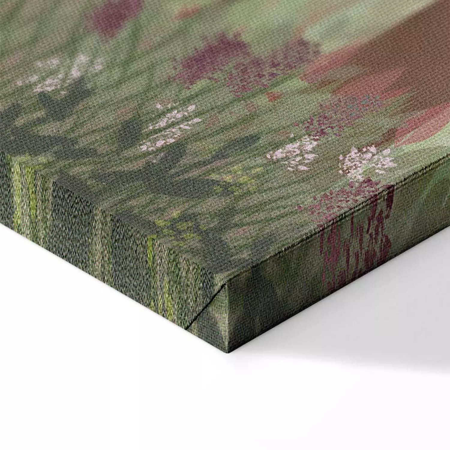 Canvas Art Print Morning in the Forest Wide - drawing of animals for children