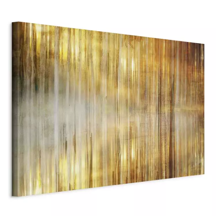 Morning Over the Bay (1-piece) Wide - abstraction in golden tones