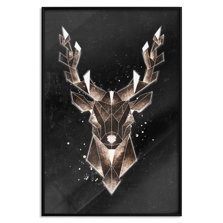 Poster Deer Made of Gold [Poster]