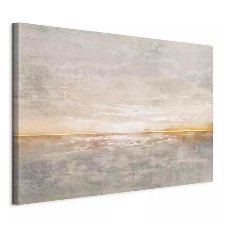 Sunset - seascape amid warm rays