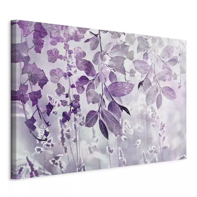 Purple Garden (1-piece) - landscape in violet-hued leaves