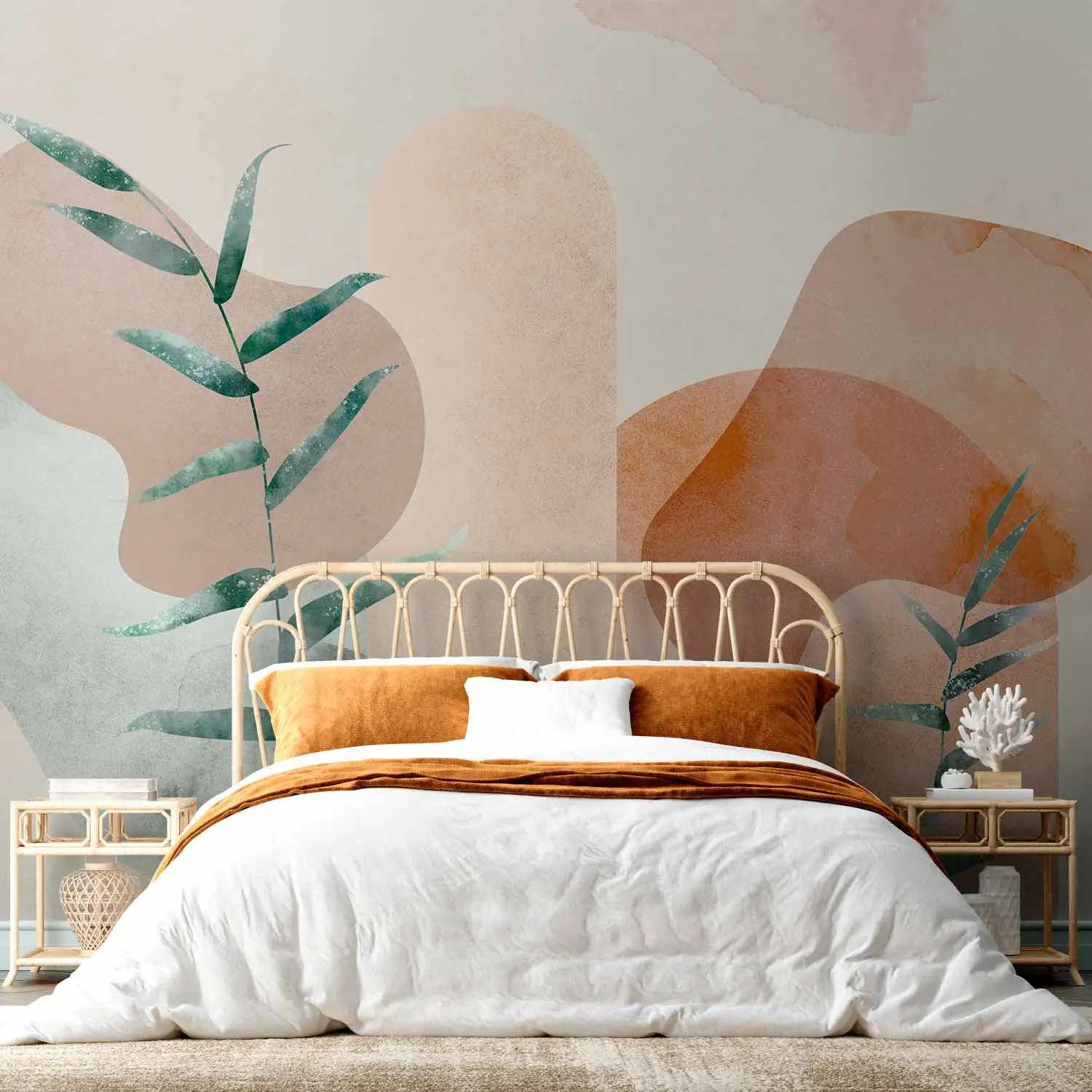 colourful wallpaper for bedroom