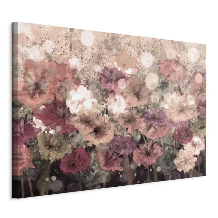 Pastel Meadow - spring flowers in warm colors