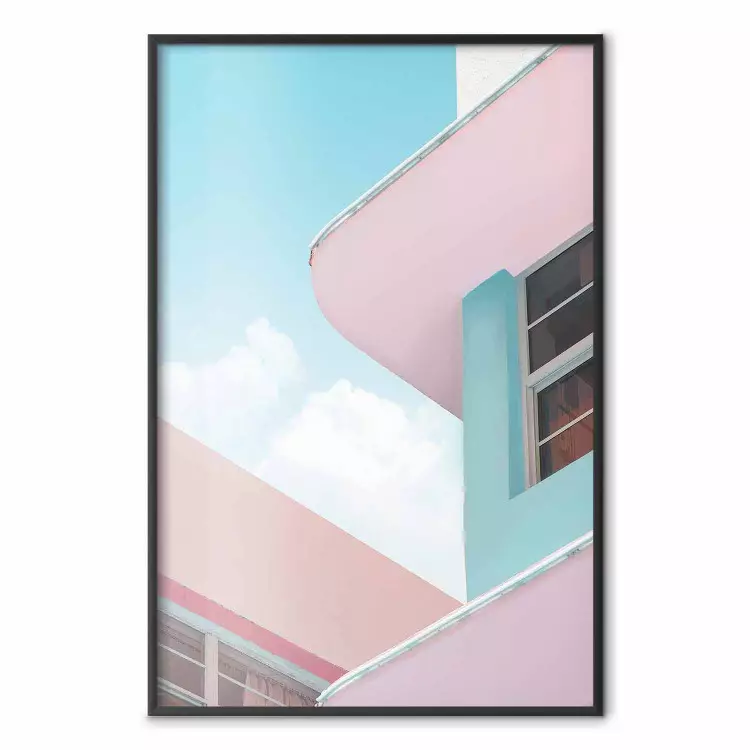 Miami Beach Style Building - Holiday Minimalist Architecture