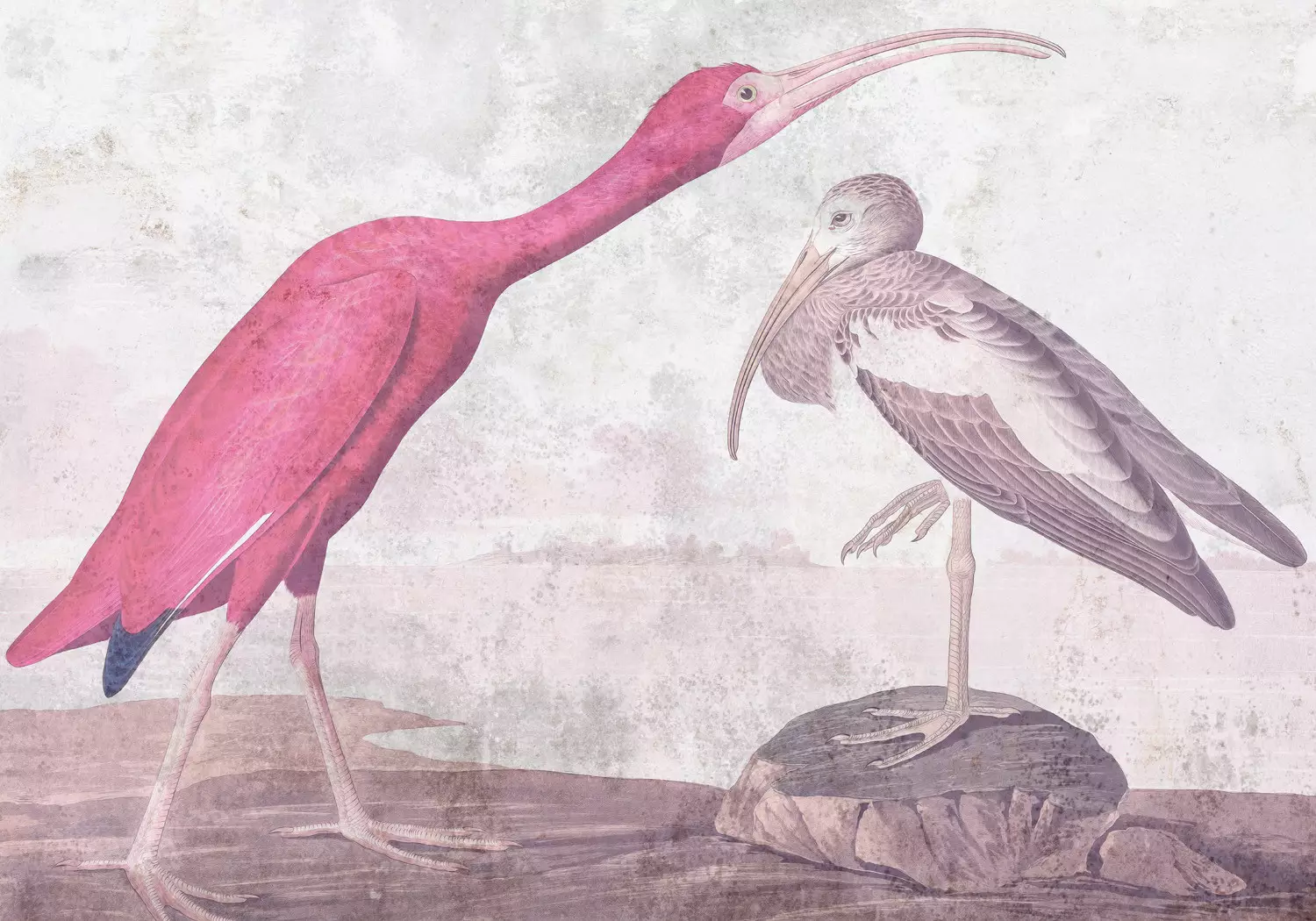 Bird esquis Selfie 絵画 JIDORI