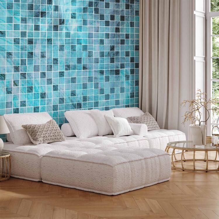 Wall Mural Ornamental mosaic - decorative bathroom tiles in abstract patterns