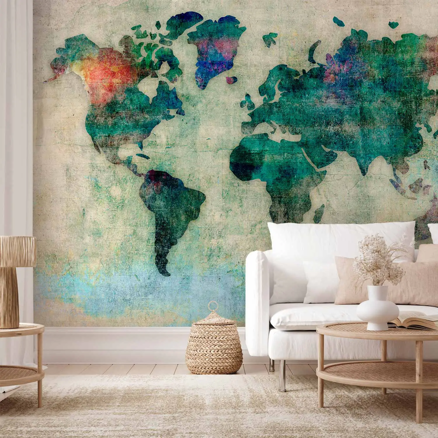 retro map wallpaper