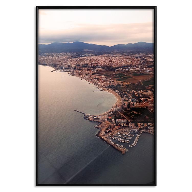 Poster Hot Spain - Seaside Landscape of Mallorca Seen From a Bird’s Eye View