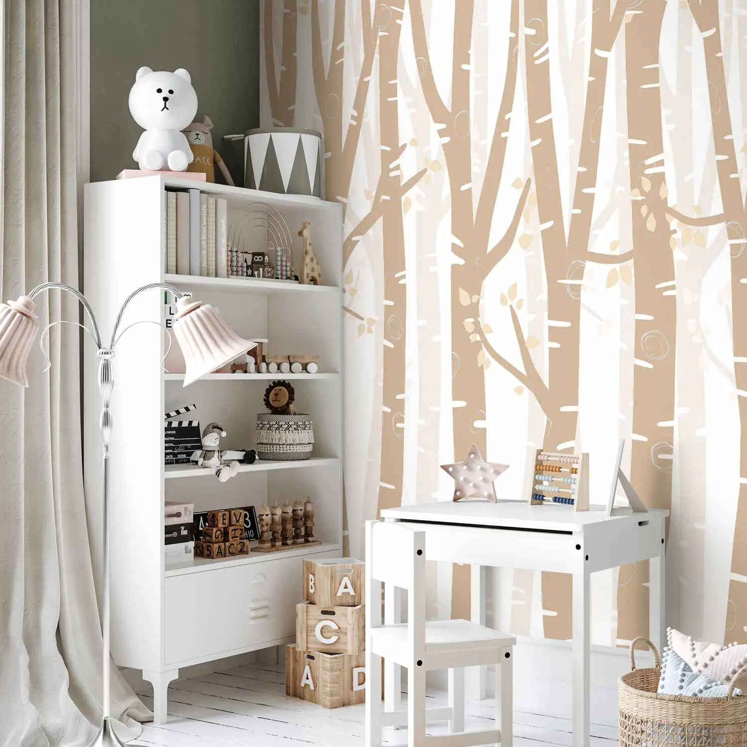 birch tree wallpaper   b&q