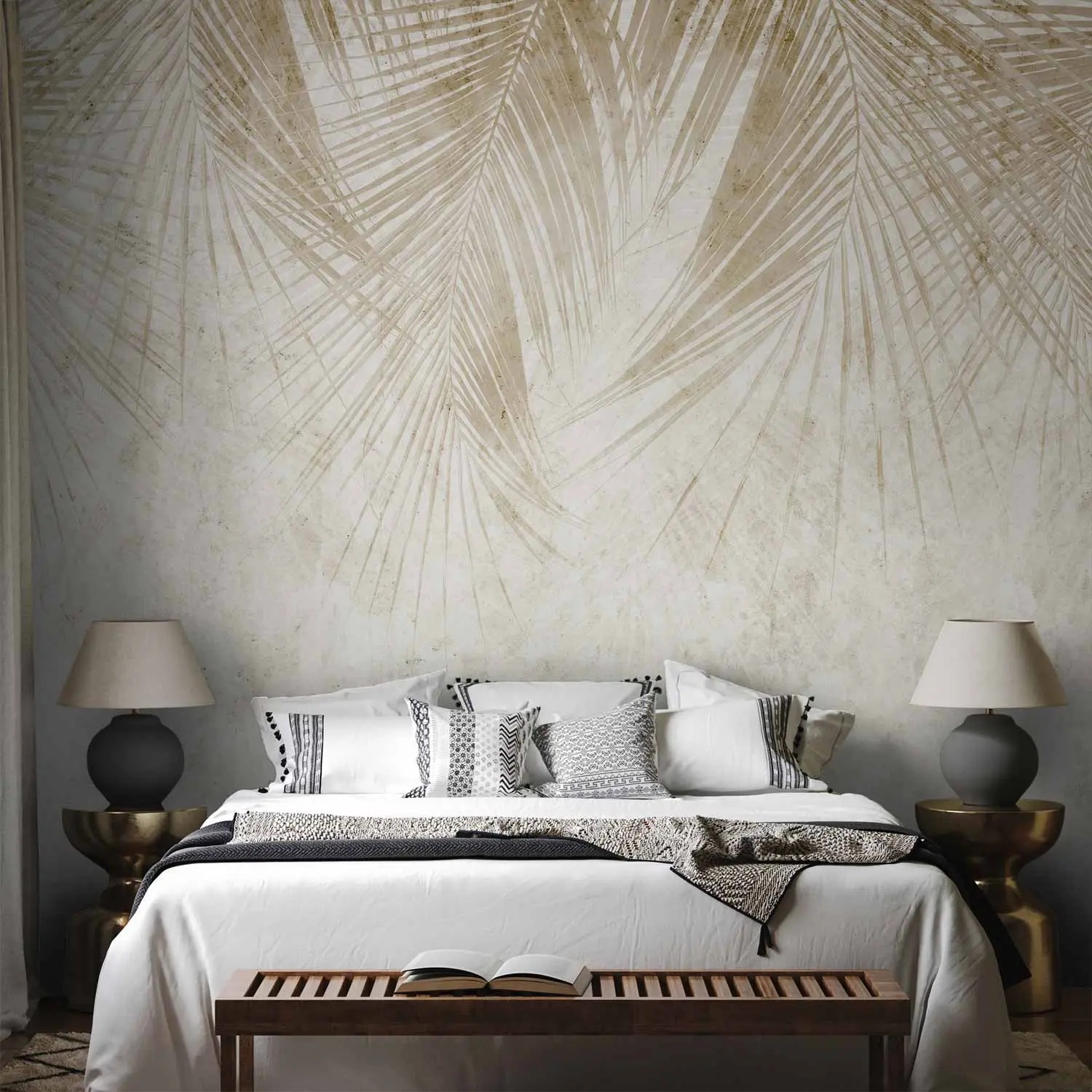 boho chic bedroom wallpaper