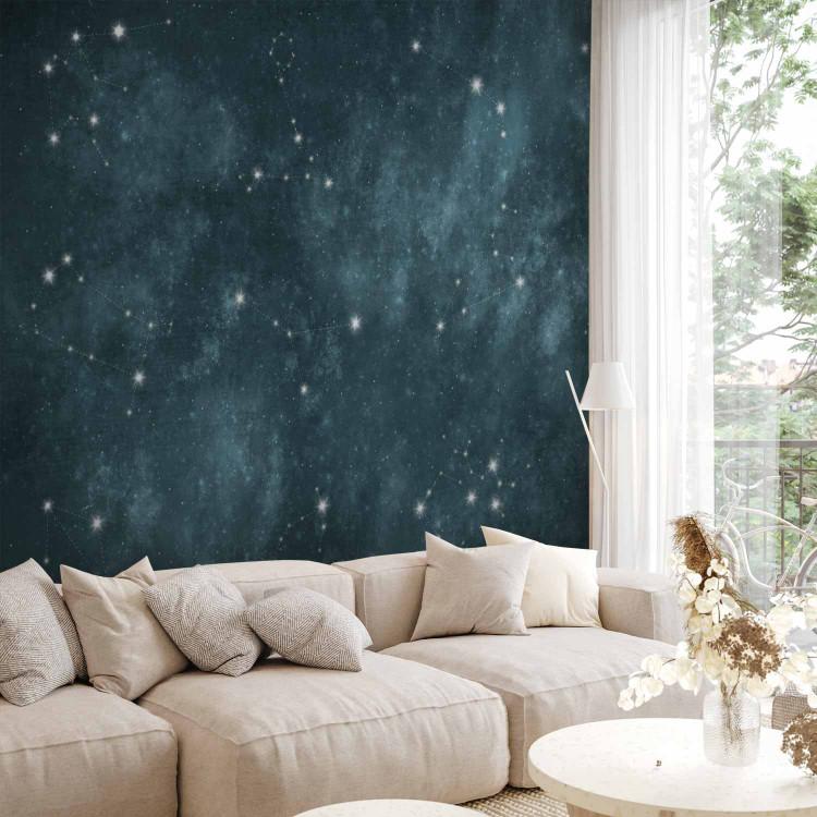 Wall Mural Stars - Constellations of the Signs of the Zodiac in the Picturesque Cosmos