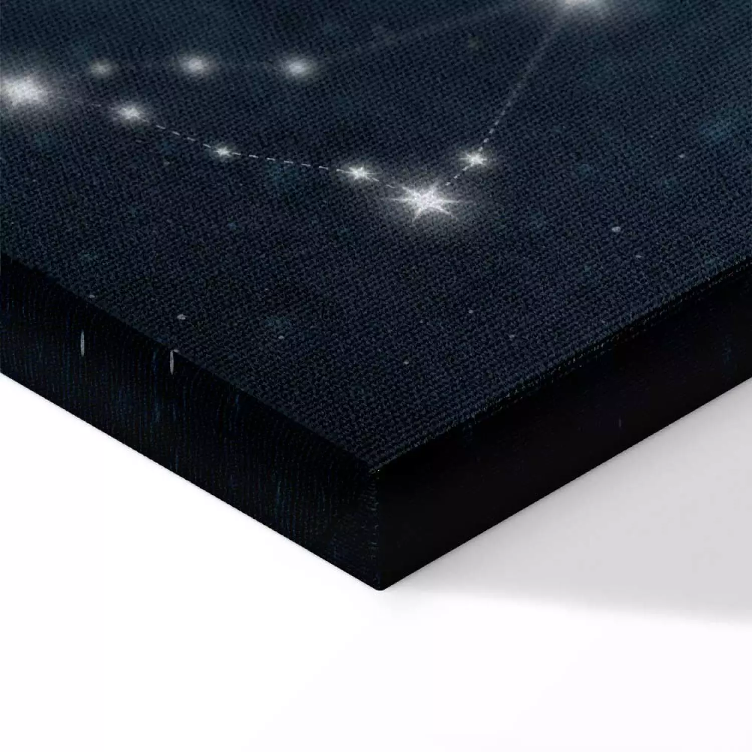 Canvas Zodiac Space - star constellations in a dark landscape