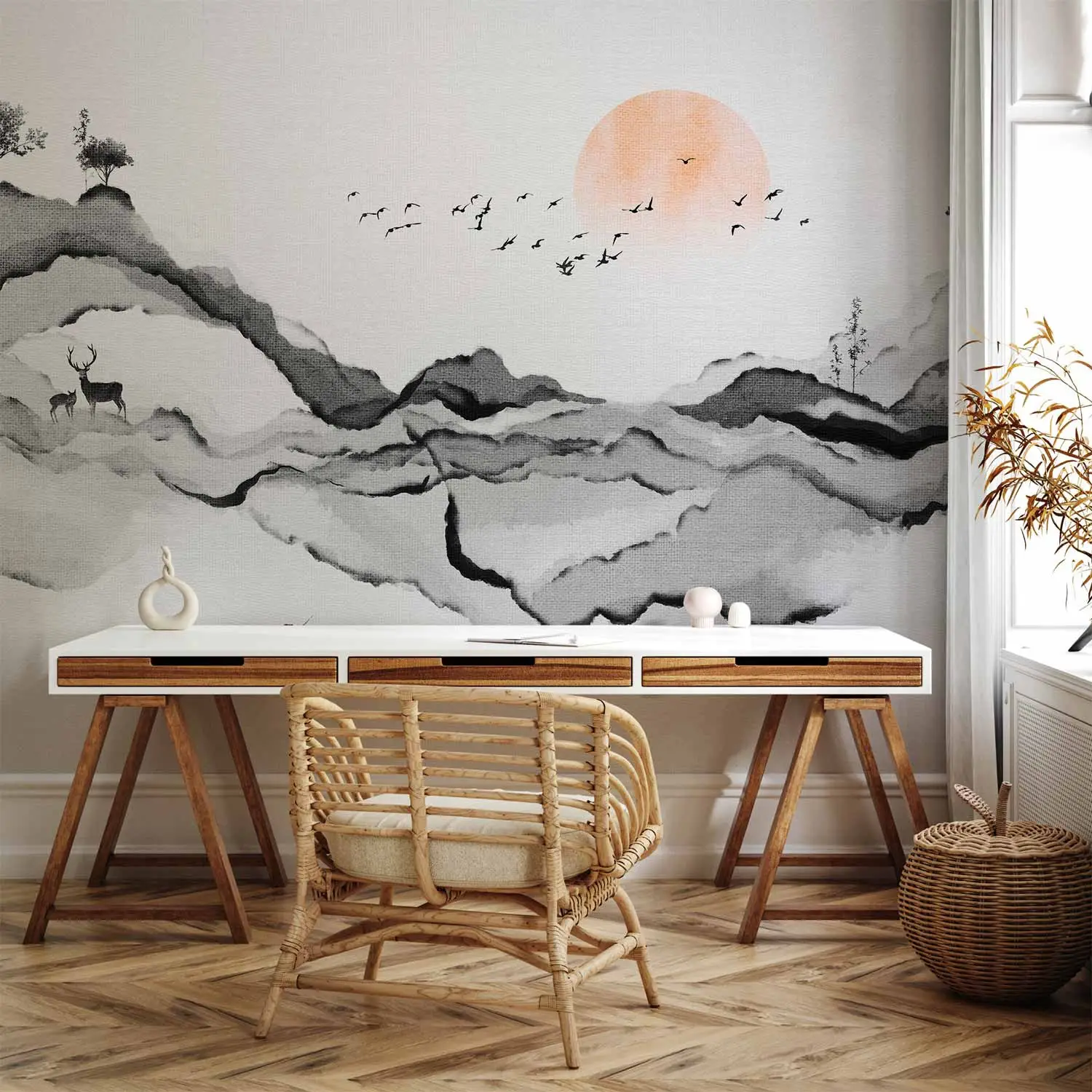 japanese wallpaper mural