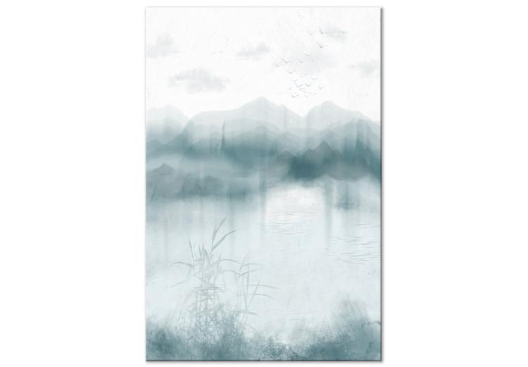 Canvas Blue Mountains - Landscape in a Calm Tones