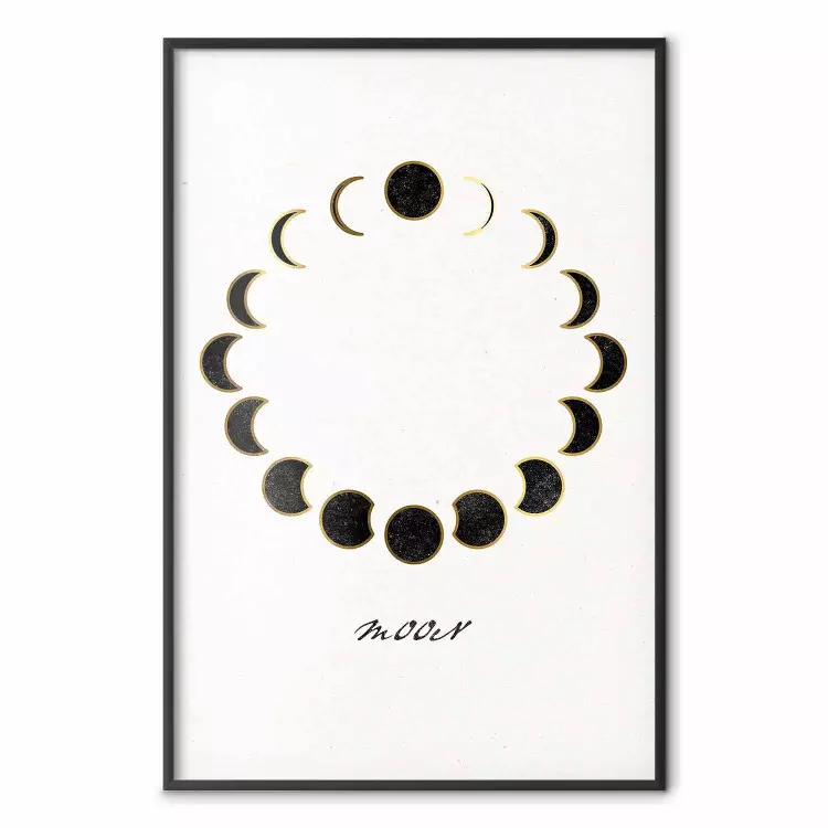 Moon Phases - Minimalist Journey of a Celestial Body