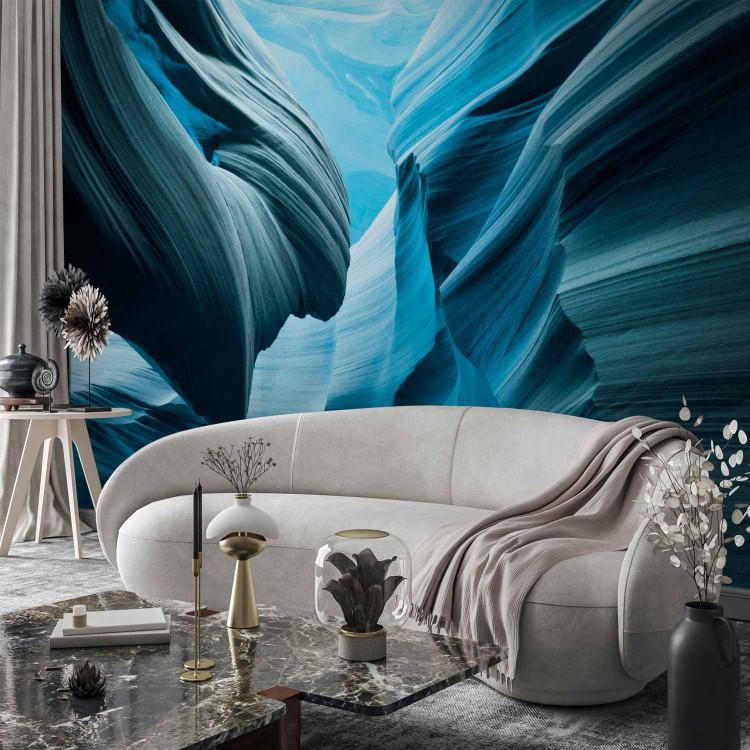 Wall Mural Rocks of the Antelope Canyon - Blue Still Life Landscape