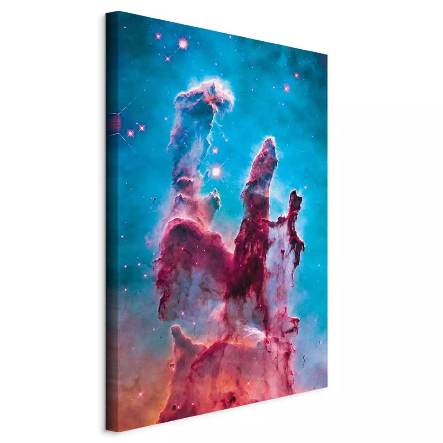 Canvas Print Pillars of Creation - An Open Cluster in the Constellation Serpent