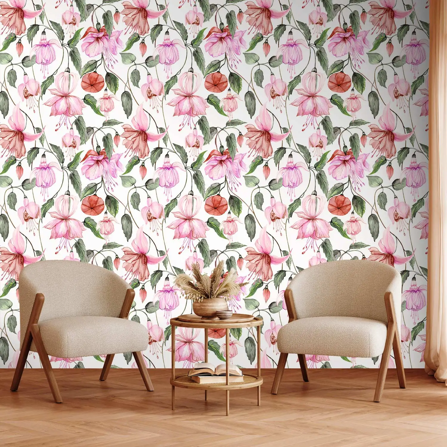 fuchsia flower wallpaper
