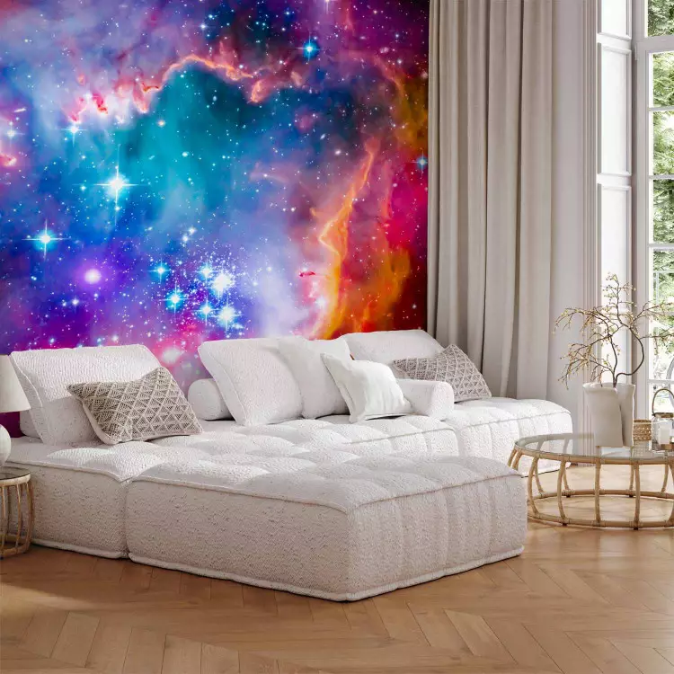 Magellanic Cloud - Telescopic Image of a Dwarf Part of the Galaxy