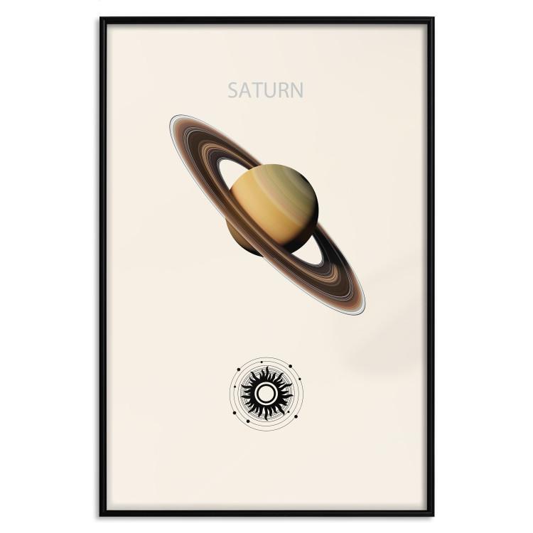 Poster Saturn - Cosmic Lord of the Rings of the Solar System
