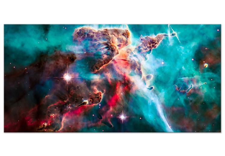 Large canvas print Galactic Journey - Photo of the Colorful Creatures of the Cosmos