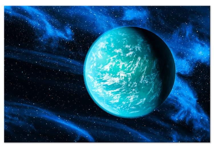 Canvas Blue Planet - Dark Space Graphics