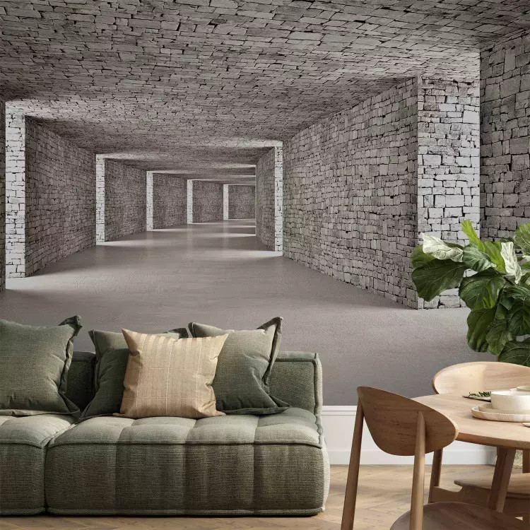 3D Tunnel - Enlarging the Interior Space with Decorative Stone