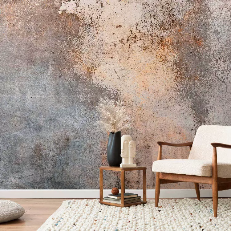Wall Mural Natural Wall - Decorative Surface in Warm Tones