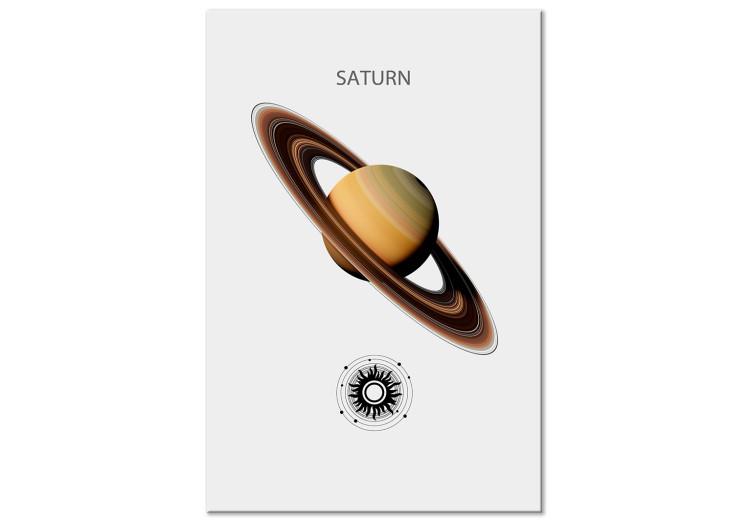 Canvas Dynamic Saturn - Cosmic Lord of the Rings with the Solar System