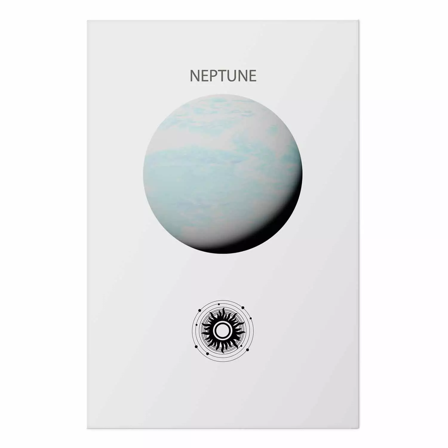 Poster Planet Neptune - Gas Giant with the Solar System II