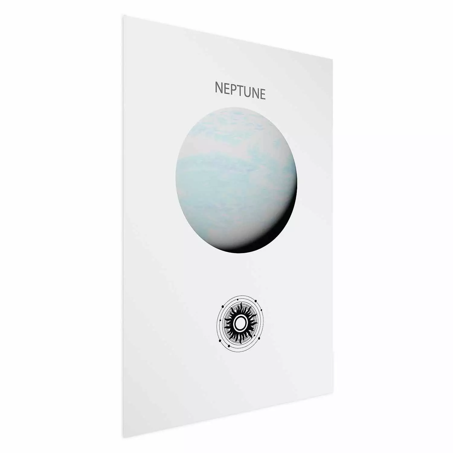 Poster Planet Neptune - Gas Giant with the Solar System II