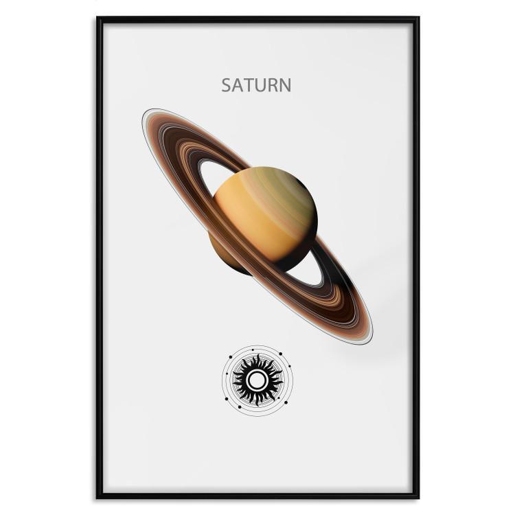 Poster Dynamic Saturn II - Cosmic Lord of the Rings with the Solar System