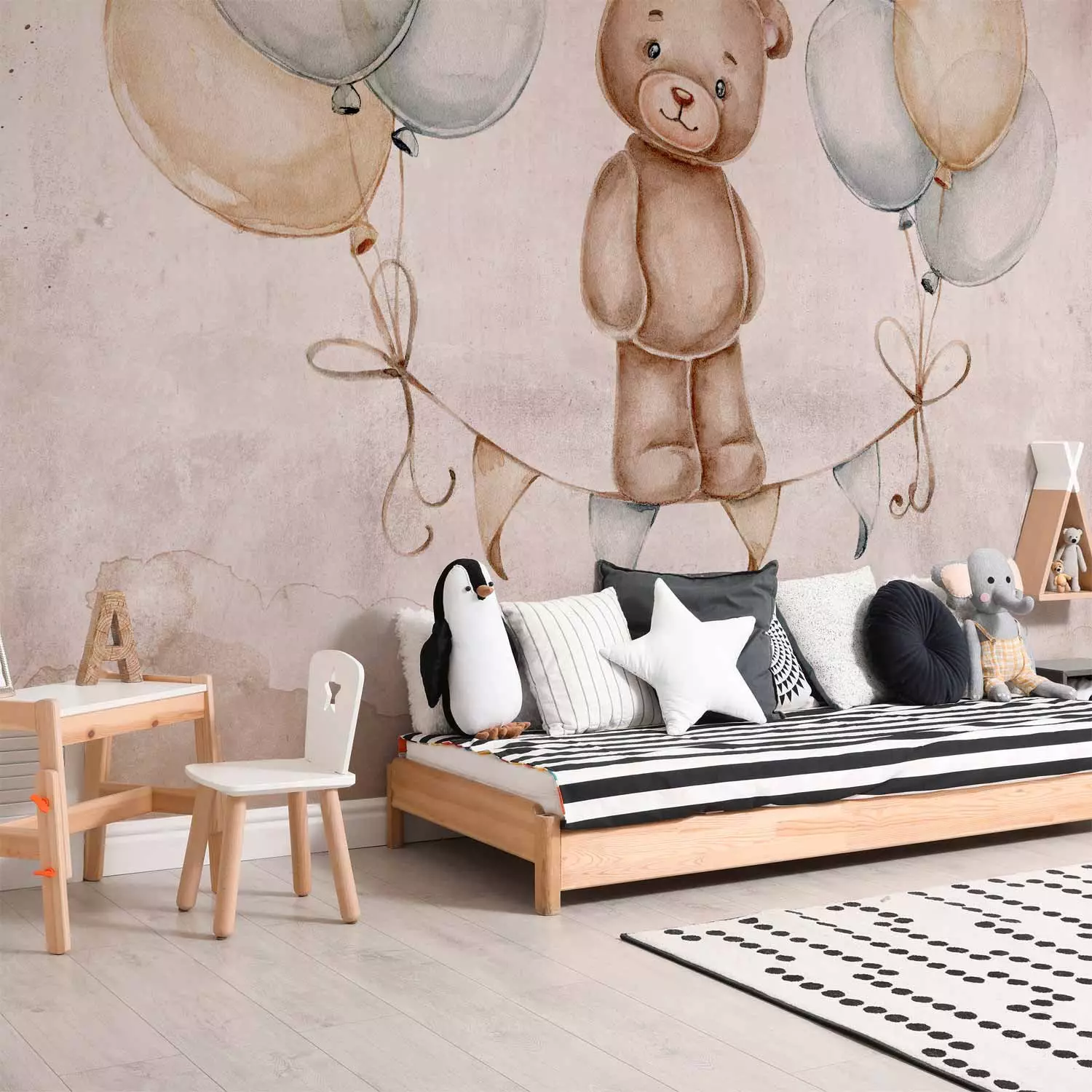 Wall Mural Acrobat Teddy Bear